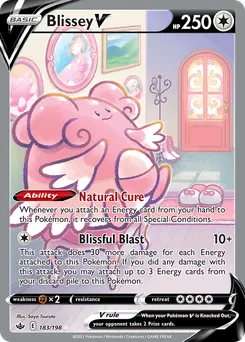 Blissey V #183, Standard