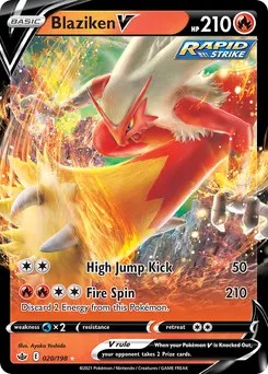 Blaziken V #20, Standard