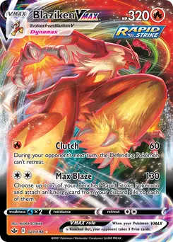Blaziken VMAX #21, Standard