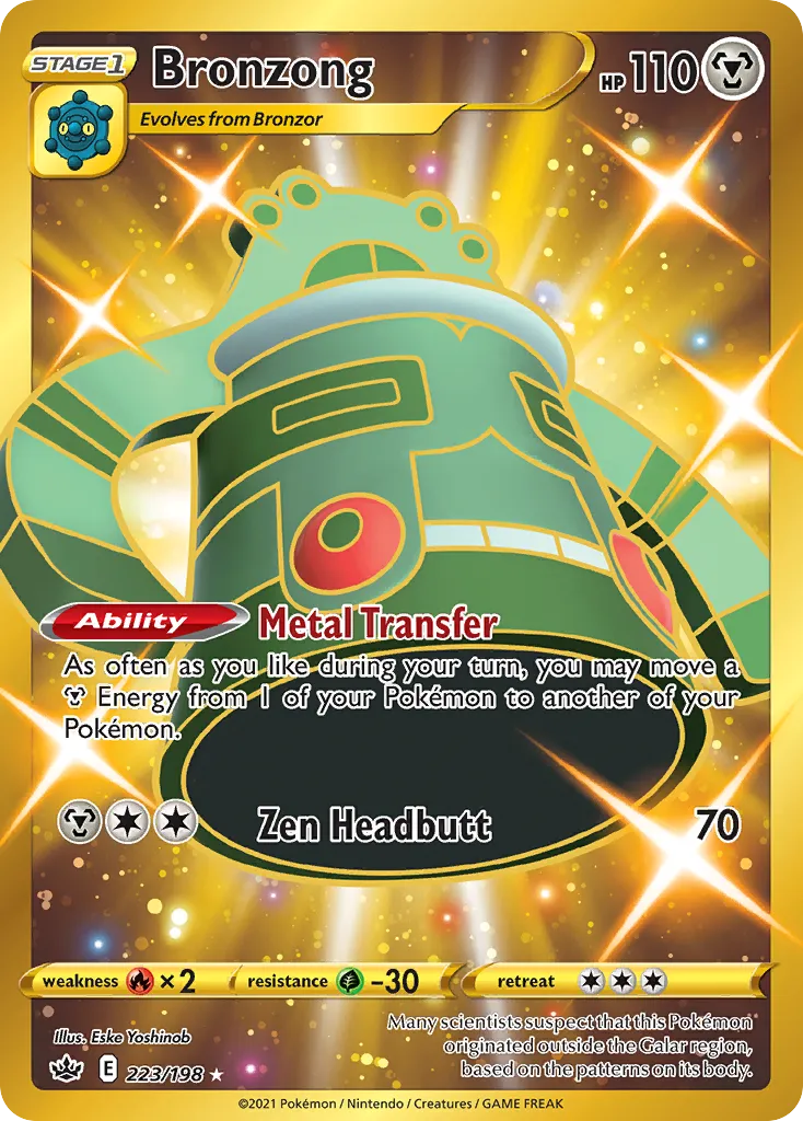 Bronzong #223, Chilling Reign Secret