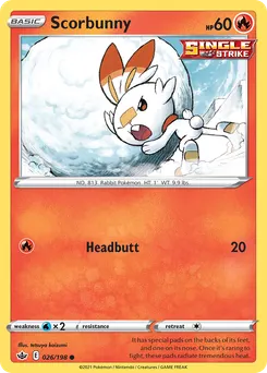 Scorbunny #26, Reverse Foil