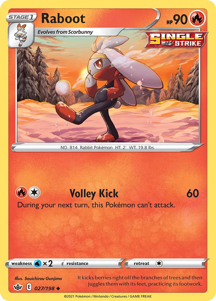 Raboot #27, Chilling Reign Reverse Foil