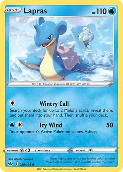 Lapras #29, Reverse Foil