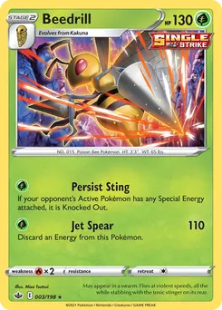 Beedrill #3, Reverse Foil