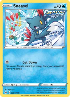 Sneasel #30, Reverse Foil