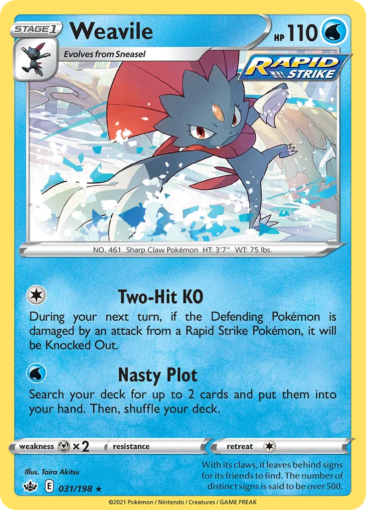 Weavile #31, Chilling Reign