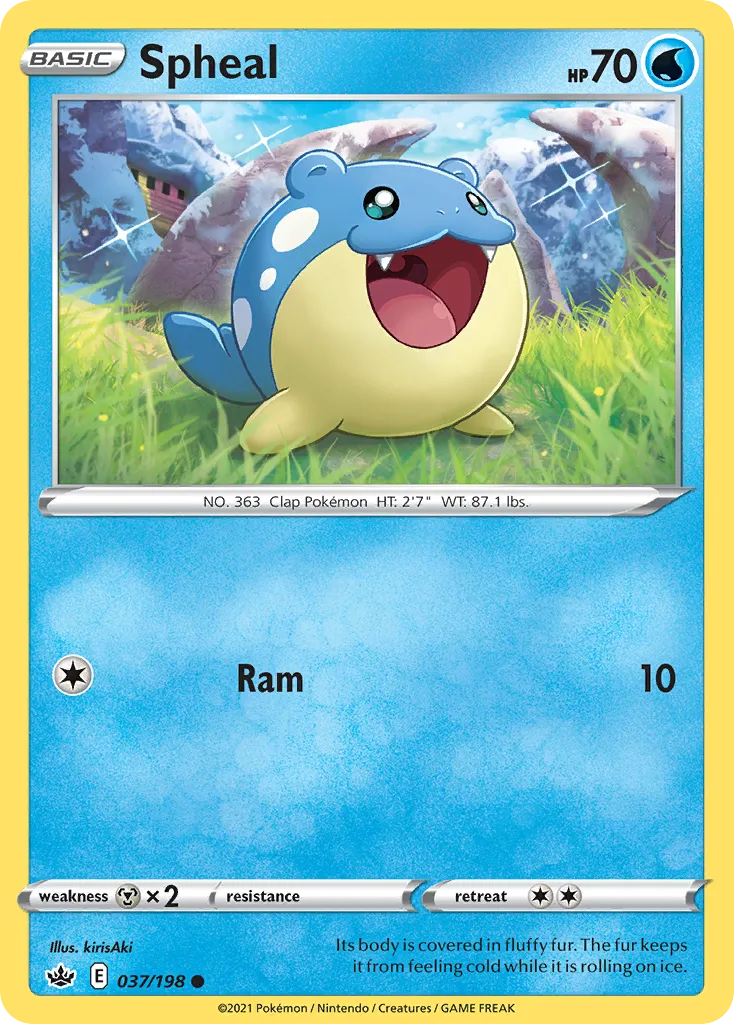 Spheal #37, Chilling Reign Reverse Foil