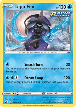 Tapu Fini #40, Reverse Foil