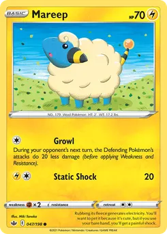 Mareep #47, Reverse Foil