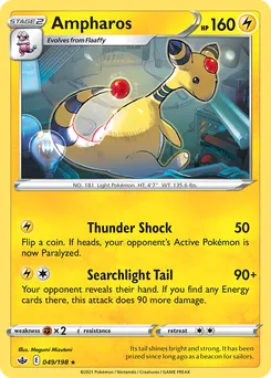 Ampharos #49, Reverse Foil
