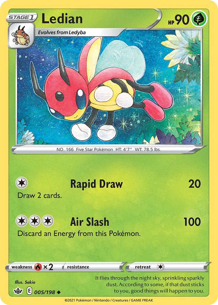 Ledian #5, Chilling Reign Reverse Foil