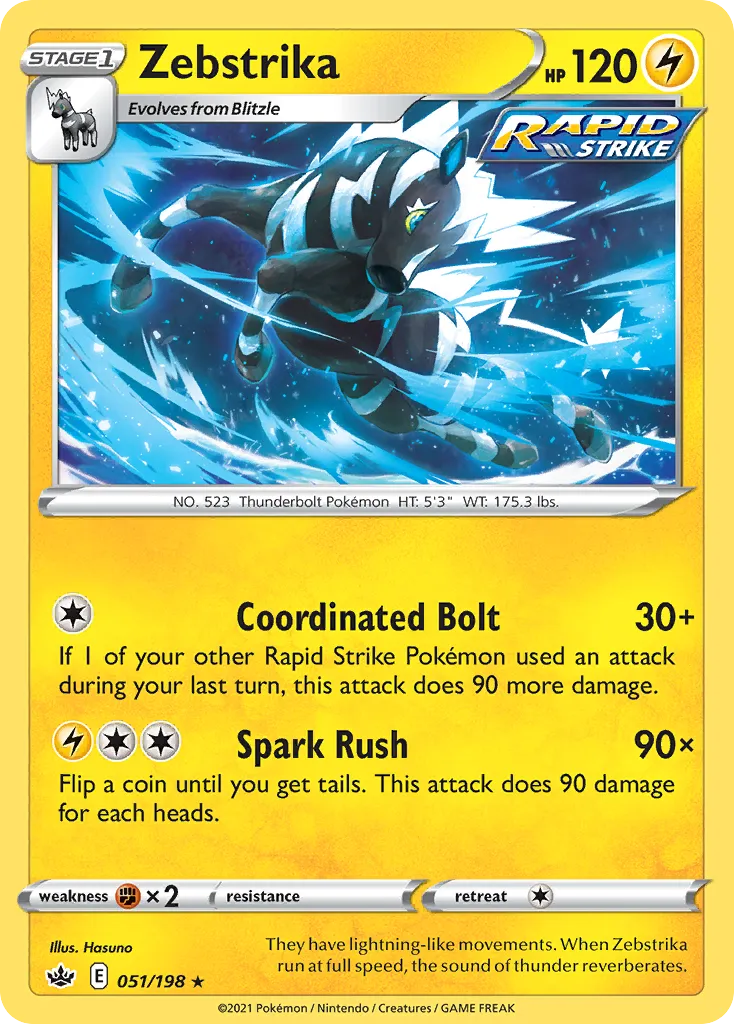 Zebstrika #51, Chilling Reign Reverse Foil