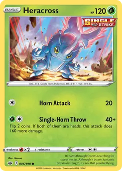 Heracross #6, Reverse Foil