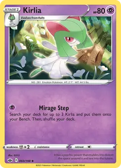 Kirlia #60, Reverse Foil