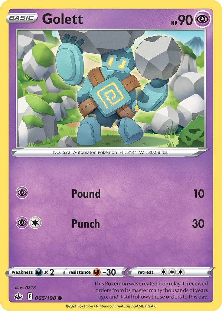 Golett #65, Chilling Reign Reverse Foil