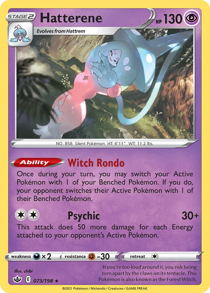 Hatterene #73, Chilling Reign Trick or Trade 2022