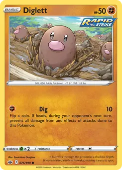 Diglett #76, Chilling Reign