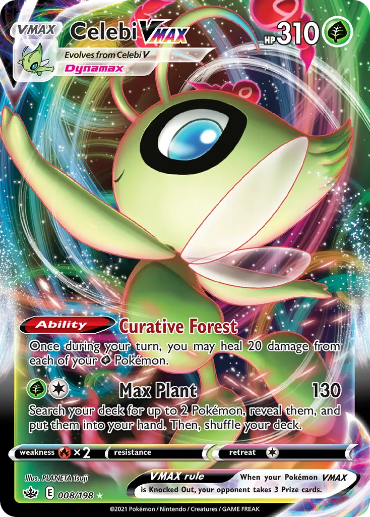 Celebi VMAX #8, Chilling Reign