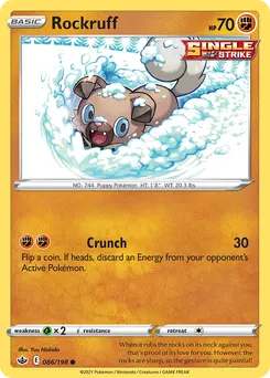 Rockruff #86, Chilling Reign
