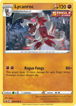 Lycanroc #87, Chilling Reign