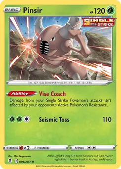 Pinsir #1, Reverse Foil