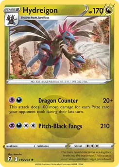 Hydreigon #115, Reverse Foil