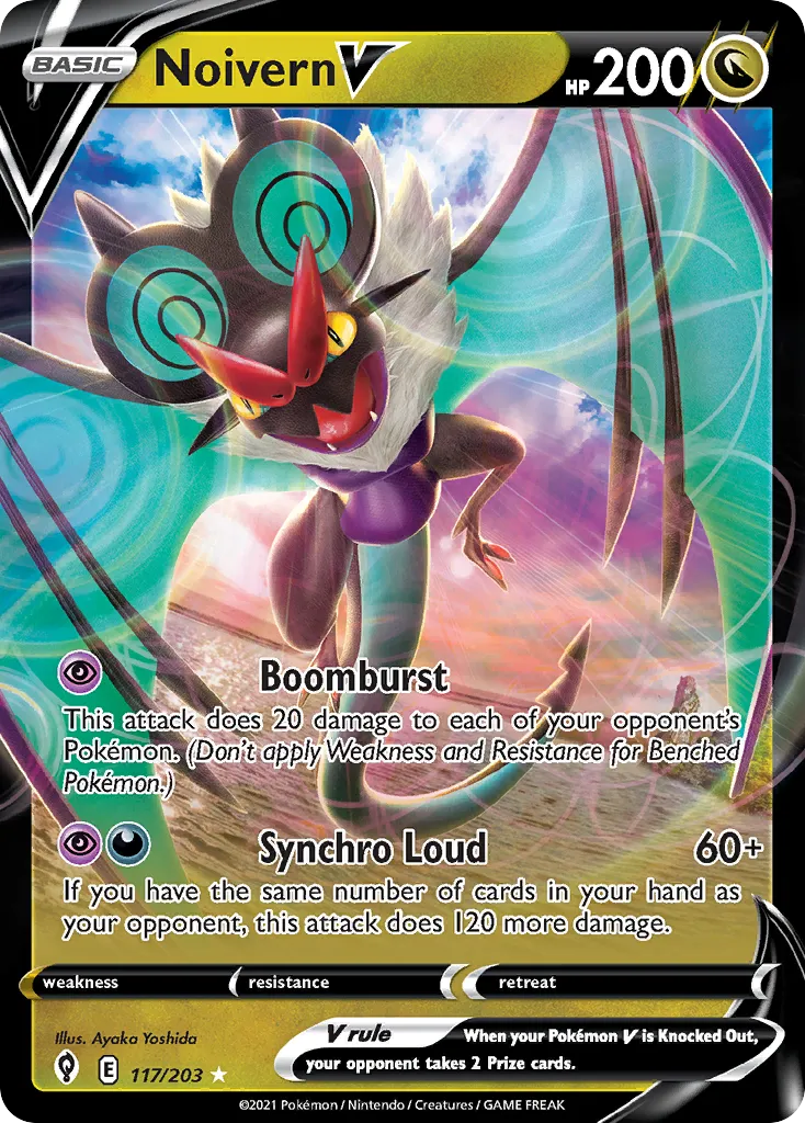 Noivern V #117, Evolving Skies