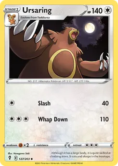 Ursaring #127, Reverse Foil