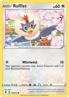 Rufflet #136, Reverse Foil