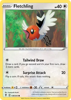 Fletchling #138, Reverse Foil