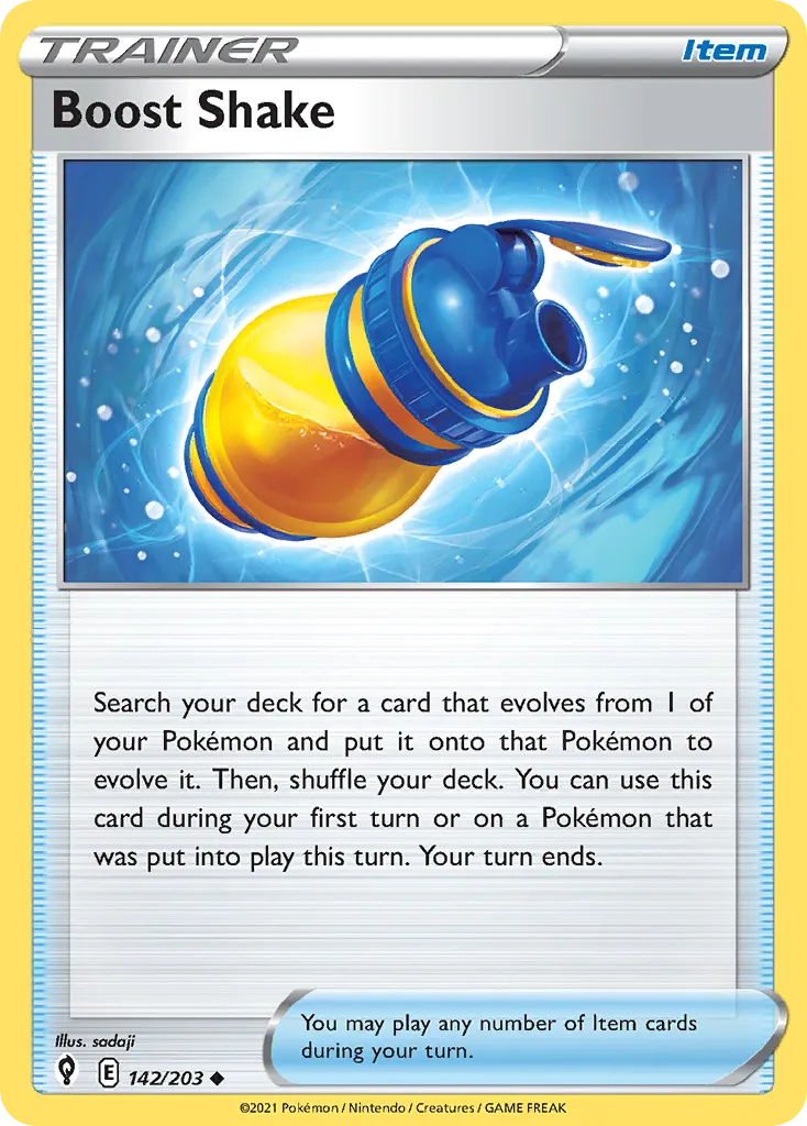 Boost Shake #142, Evolving Skies Reverse Foil