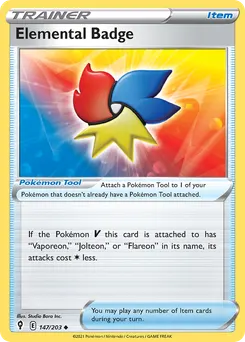 Elemental Badge #147, Reverse Foil