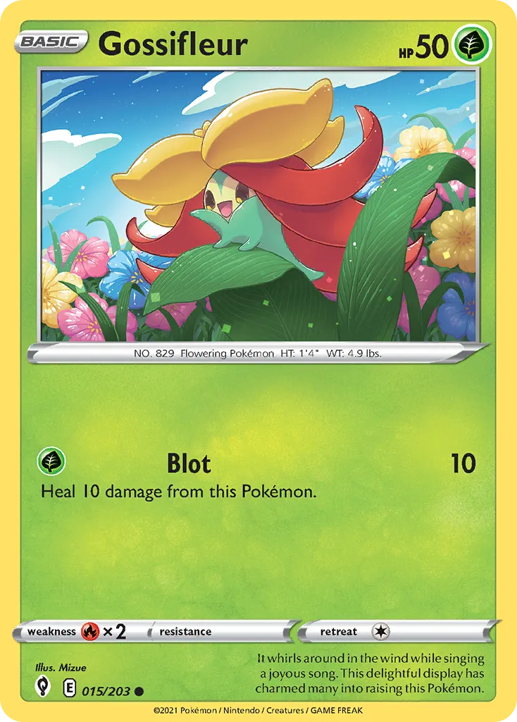 Gossifleur #15, Evolving Skies Reverse Foil