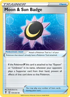 Moon & Sun Badge #151, Reverse Foil