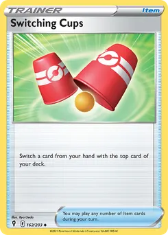 Switching Cups #162, Reverse Foil