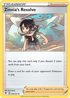 Zinnia's Resolve #164, Reverse Foil