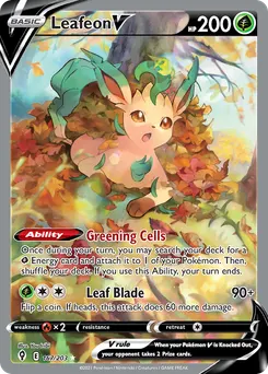 Leafeon V #167, Standard