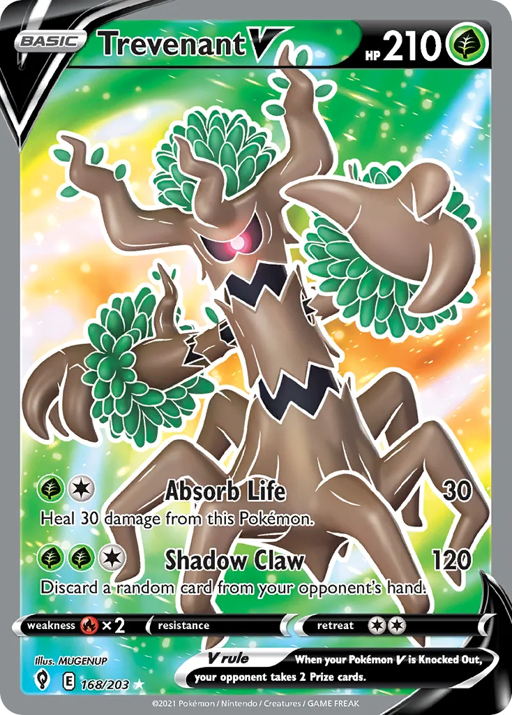 Trevenant V #168, Evolving Skies