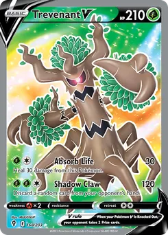 Trevenant V #168, Standard