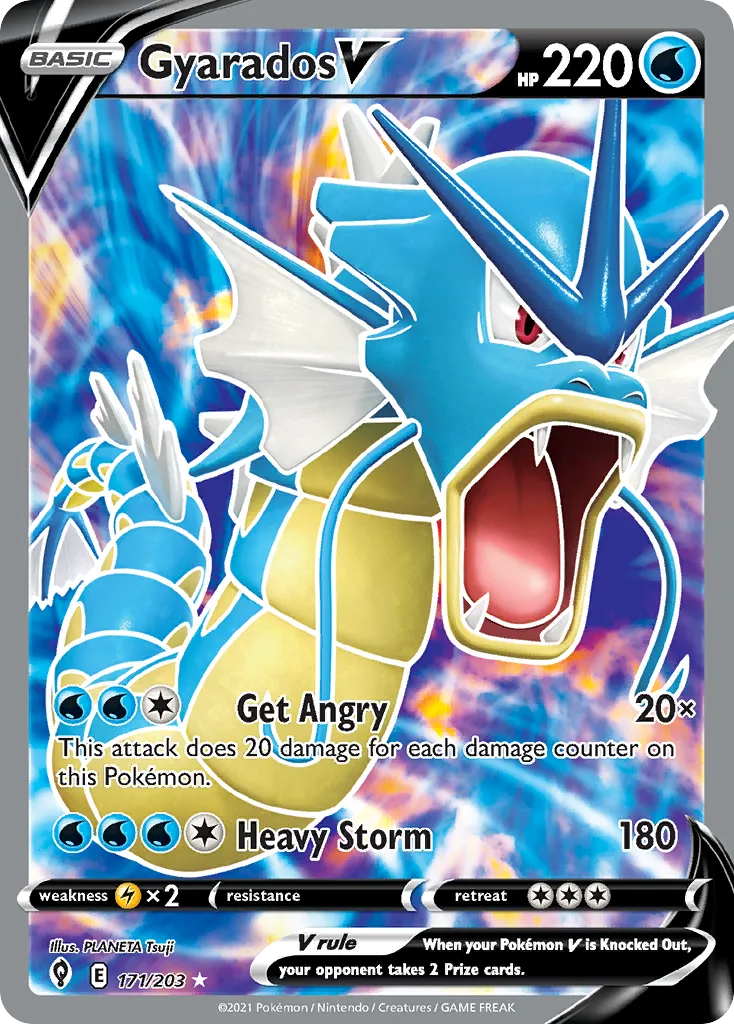 Gyarados V #171, Evolving Skies