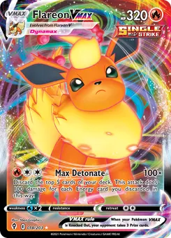 Flareon VMAX #18, Standard