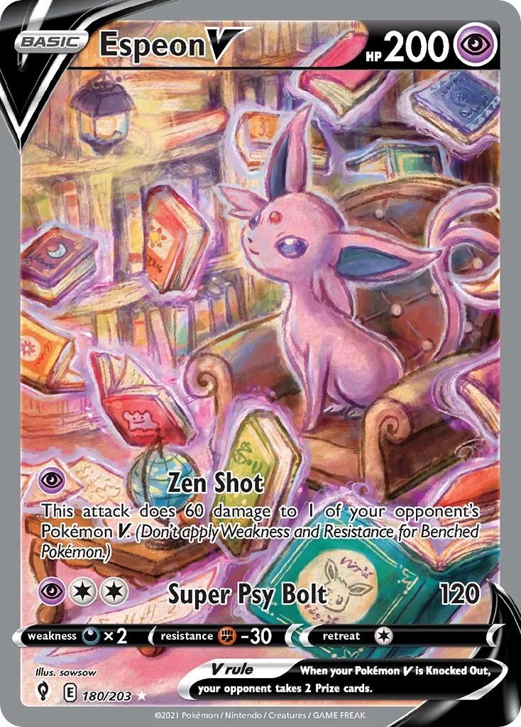 Espeon V #180, Evolving Skies