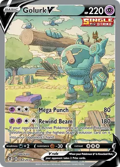 Golurk V #182, Standard