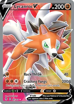 Lycanroc V #187, Standard