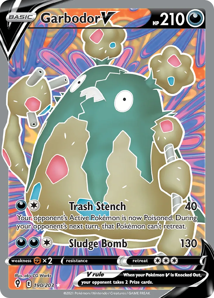 Garbodor V #190, Evolving Skies
