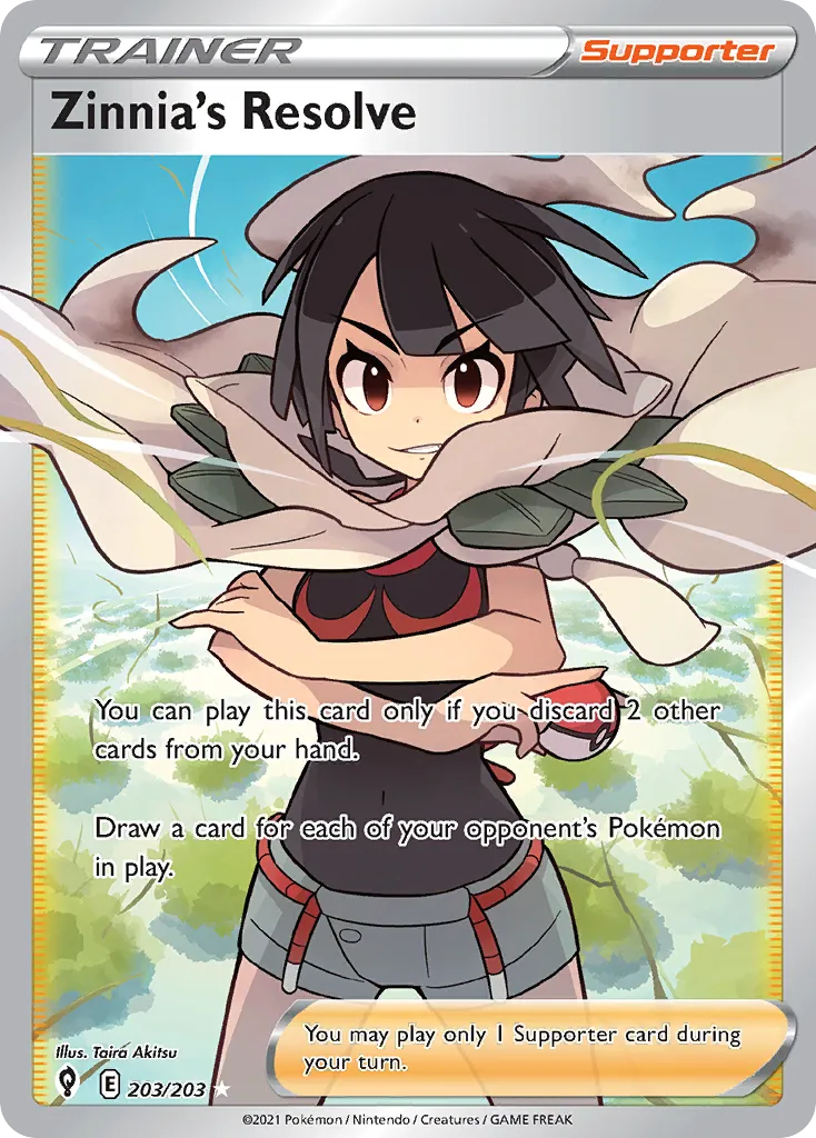Zinnia's Resolve #203, Evolving Skies