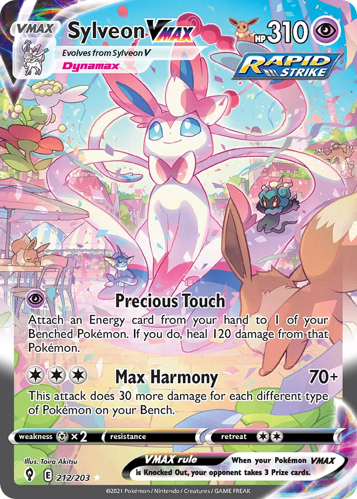 Sylveon VMAX #212, Evolving Skies Secret