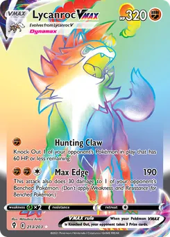 Lycanroc VMAX #213, Secret