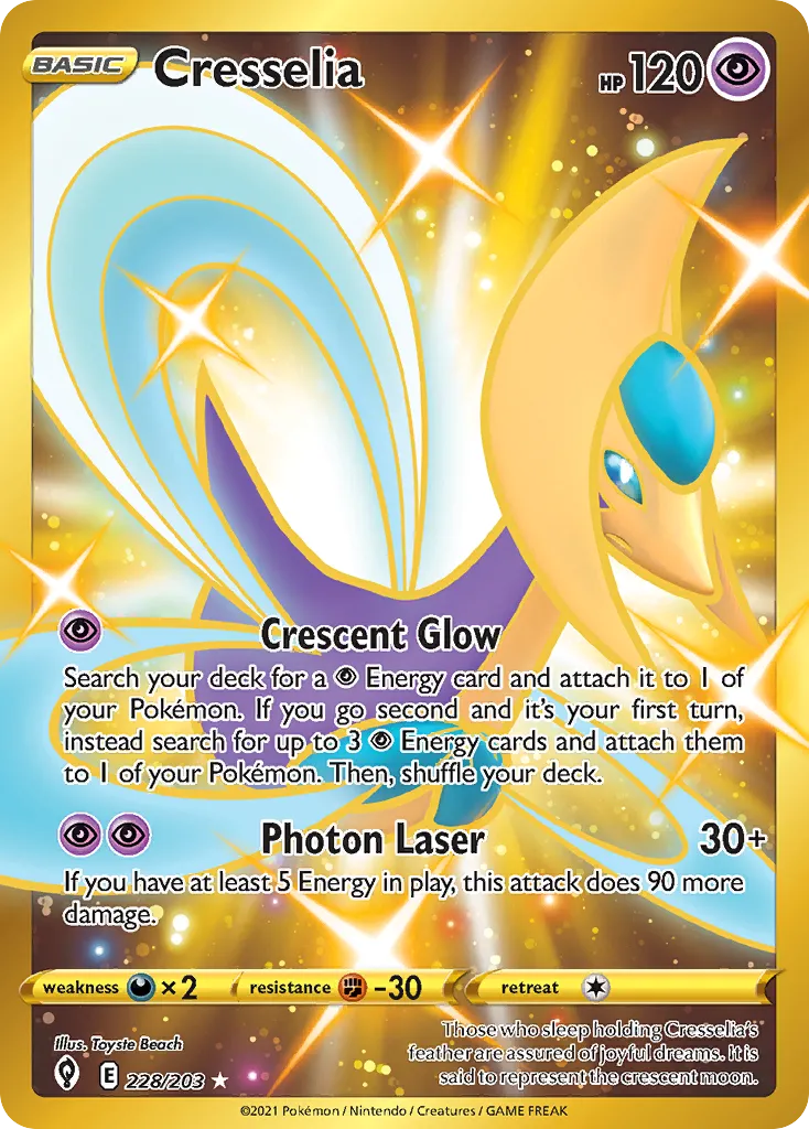 Cresselia #228, Evolving Skies Secret