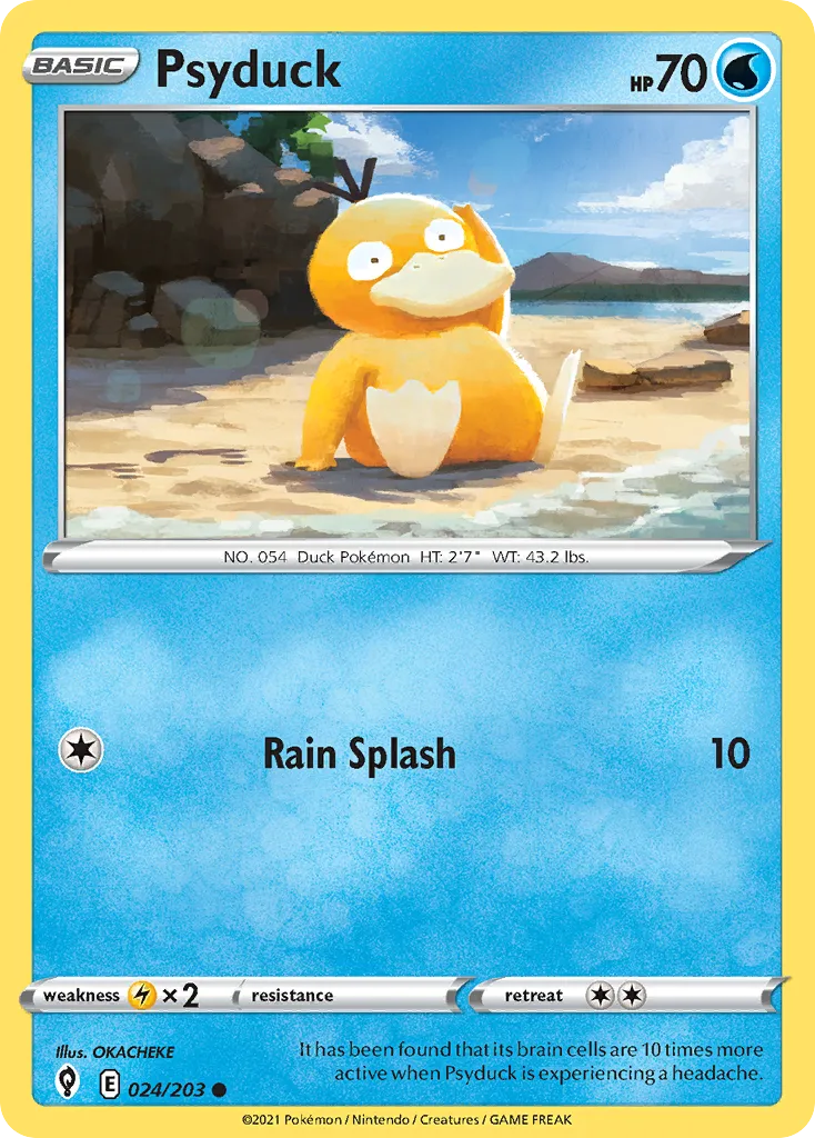 Psyduck #24, Evolving Skies